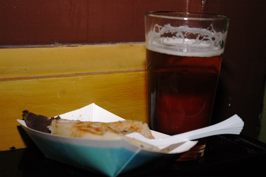Tamale + beer